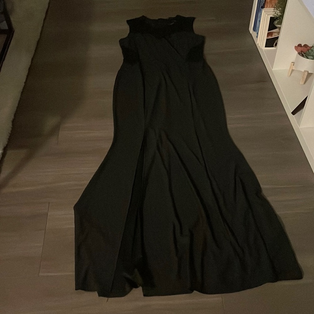 Long black dress